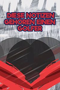 Diese Notizen Gehören Einen Golfer