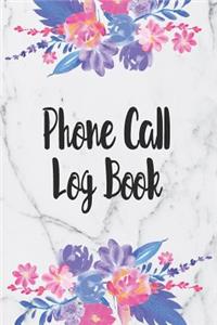 Phone Call Log Book