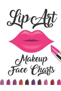 Lip Art Makeup Face Chart