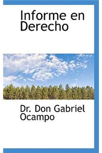 Informe En Derecho