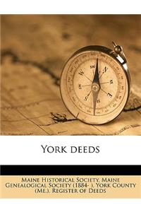 York deeds Volume 16