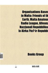 Organisations Based in Malta