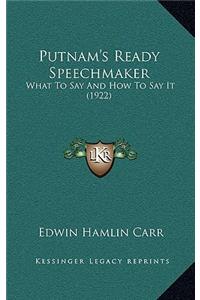 Putnam's Ready Speechmaker