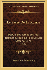 Le Passe De La Russie