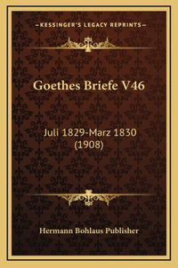 Goethes Briefe V46
