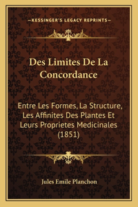 Des Limites De La Concordance