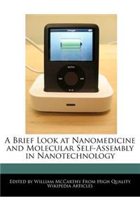 A Brief Look at Nanomedicine and Molecular Self-Assembly in Nanotechnology