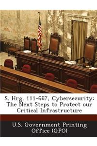 S. Hrg. 111-667, Cybersecurity: The Next Steps to Protect Our Critical Infrastructure