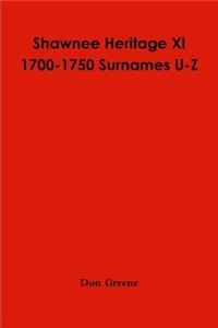 Shawnee Heritage Xi U-Z