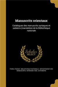 Manuscrits Orientaux