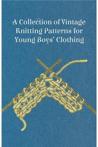 Collection of Vintage Knitting Patterns for Young Boys' Clothing