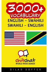 3000+ English - Swahili Swahili - English Vocabulary