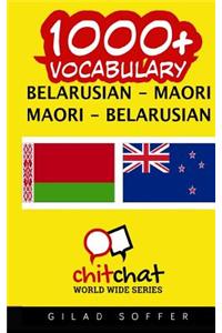 1000+ Belarusian - Maori Maori - Belarusian Vocabulary