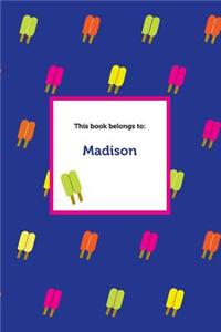 Etchbooks Madison, Popsicle, College Rule