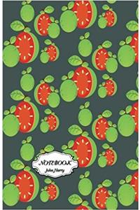 Notebook Journal Dot-grid, Fruits Pattern No.2