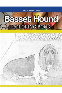 Basset Hound Coloring Book