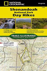 Shenandoah National Park Day Hikes Map