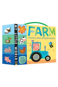 Farm Puzzle and Sticker Book