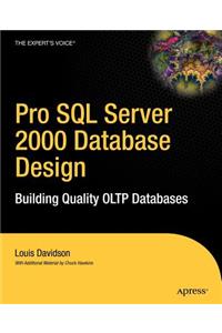 Pro SQL Server 2000 Database Design