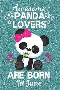 Awesome Panda Lovers Are Born In June