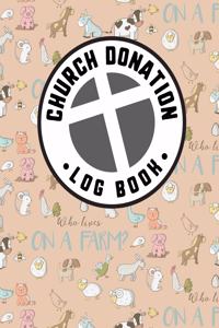Church Donation Log Book