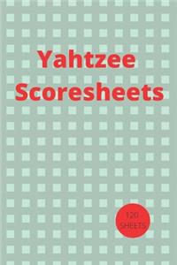 Yahtzee Scores Sheets
