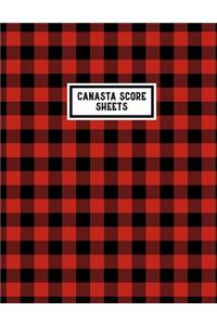 Canasta Score Sheets