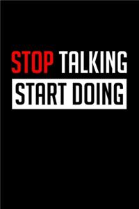 Entrepreneur Gift Journale-Notebook- Stop Talking Start Doing makes a great birthday, graduation or office gift for the avid business entrepreneur or workaholic.