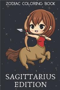 Zodiac Coloring Book Sagittarius Edition