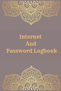 Internet And Password Logbook