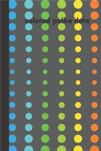 colored polka dots