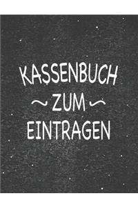 Kassenbuch zum Eintragen