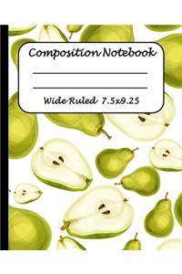 Wide Ruled Composition Notebook