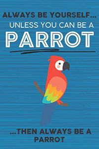 Always Be Yourself Unless You Can Be a Parrot Then Always Be a Parrot
