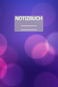 Notizbuch A5 Muster Lila Funkeln