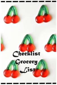 Checklist Grocery List