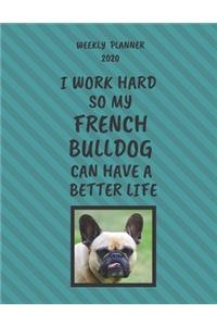 French Bulldog Weekly Planner 2020