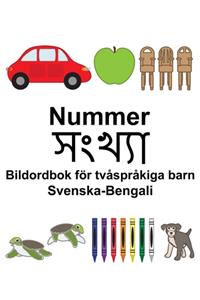 Svenska-Bengali Nummer/সংখ্যা Bildordbok för tvåspråkiga barn
