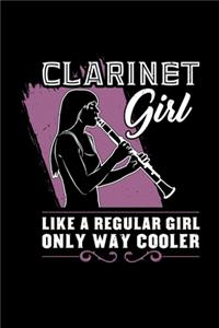 Notebook Clarinet Girl