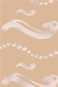 Cute Pattern Rose Gold Sketchbook 6