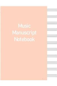 Music Manuscript Notebook
