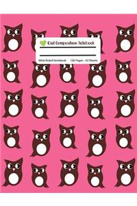 Owl Composition Notebook