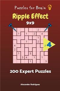 Puzzles for Brain - Ripple Effect 200 Expert Puzzles 9x9 vol. 4