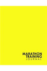 Marathon Training Journal