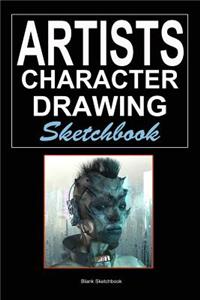 Artists character drawing sketchbook