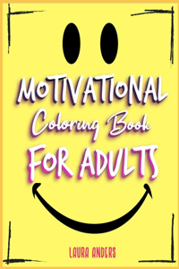 Motivational coloring book for adults