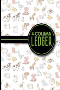 4 Column Ledger