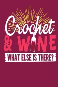 Crochet & Wine 4x4 Graph Journal Composition Notebook