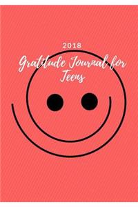 2018 Gratitude Journal for Teens