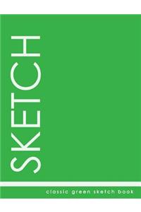 Classic Green Sketch Book